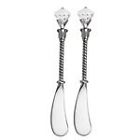 7951104 00715 Supreme Housewares Twist Diamond Cheese Spreader Set Of 2 795110007154