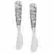 00755 Supreme Housewares Zinc Snowflake Cheese Spreaders Set Of 2 795110007550