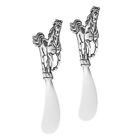 7951102 00780 Supreme Housewares Zinc Horse Cheese Spreaders Set Of 2 795110007802