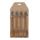 0158887 015888207427 Beachcombers Wood Spoon Set Anchor