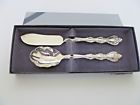 022810 International Silver Plate Knife Spoon Serving Set By See Images