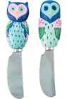 026602314673 Boston Warehouse Artsy Owls Set Of Two Spreaders