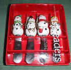 026602409607 Boston Warehouse New Set Of Snowman Stainless Steel