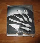 028199403518 Godinger New Silver Plate Set With Porcelain Handle