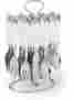 03320ds Cambridge Casual Flatware Set Forks Knives Spoons Rack Stainless Steel Plastic 20 Pieces 750408183781