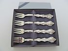 040630 International Silver Plate Cocktail Fork Set By See Images