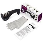0689829524333 Kitchellence Kitchen Knife Sharpener Helps Repair Restore Polish