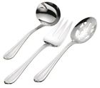 070357434704 Gorham Melon Bud Frosted Stainless Steel Flatware Hostess