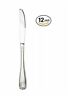09711 Royalcollection Dozen Stainless Steel Dinner Knife Classic Shell Design