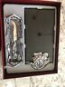 10-2148 Arthur Court Cheese Cracker Pewter Grapes Black Marble Piece Serving