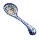 11-dsu103 Vena Blue Rose Polish Pottery Butterfly Soup Ladle 724235717853