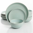 118318.12 Gibson Home Rockaway Piece Dinnerware Set Service For 085081414991