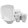 118325.12 Gibson Home Zen Buffetware Square Piece Dinnerware Set 085081415066