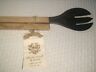 1184795846490 Williams Sonoma New Salad Servers Tongs Black Wood
