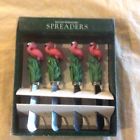 Box-1996 12-158 Boston Warehouse Pink Flamingo Set Of Four Stainless 026602121585
