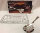 120 Godinger New Never Used Silver Plated Cranberry Server 028199001202