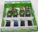 12238 Boston Warehouse 4 Hawaiian Hula Girl Cheese Spreaders Knife Stainless Tiki Flaw