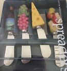 0266020 12687 Boston Warehouse Cheese Fruit And Wine Spreaders Set 026602126870