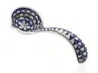 1367-176 Zaklady Blue Rose Polish Pottery Evergreen Soup Ladle 5907156661626