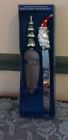15314 Boston Warehouse Stainless Steel Cake Serving Set Santa Tree New