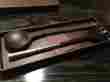 18-0102 Atticus Revere Large Salad Servers Aluminum And Wood Handles New In Box