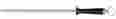 18237-26 Paderno World Cuisine 10 1 4 Round Diamond Sharpening Steel With Black Plastic