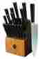 Grip2 19-piece Ginsu Chikarasignature-cutlery Knife Sharpener 3 Pc Bamboo Boards
