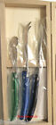 2.13.105.14 Berlingot Breakfast Mixed Blue-green Claude Dozorme Laguiole French Gift Box Set Cheese Bread Knife Jam