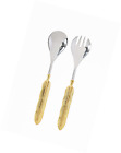 2.5-inch Shiraleah Sirocco Salad Servers 11.5