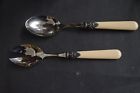 2-piece Nai-c Rosanna Eme 18 10 Ivory Napoleon Salad Tong Set 793829011134