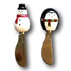 205384 Tag Christmas Party Cheese Dip Spreader Black Penguin 688933877786