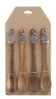 20721b Beachcombers Pineapple Icons Wooden Spoons Set Of 015888207212