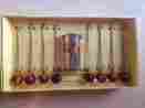 2076706 Pier 1 Imports Horsd Oeuvre Picks Stick Stainless Steel With Glass Bead Handles