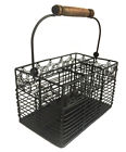 21-046 Park Designs Black Metal Star Utensil Caddy Napkin 762242372894