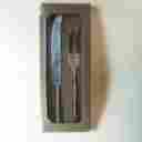 2629770 Basketweave Weave Design Pier 1 Imports Stainless Steel Carving Set Flatware Nib New In Box