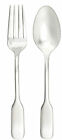 2pps-111-05 Fortessa Ashton Piece Salad Servers Set 646292351057