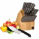 30 Piece W Hardwood Block Ronco Knife Set