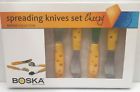 357698 Boska Holland Dutch Collection Cheesy Cheese Spreading Knives Set Of