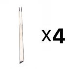 4-pack Rsvp Appetizer-cocktail Fork Polished Stainless