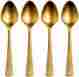 40007633 Wedgwood Back To School Wild Strawberry Metal Tea Spoon Gold Set Of 4 701587195829