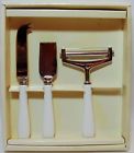 4042669 Brasserie Cheese Knife Williams-sonoma 3 Williams Sonoma Knives Narrow Plane Fork Tipped Roller 1000033120637