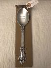 4631013 Mud Pie Circa Happy Serving Spoon Silver New