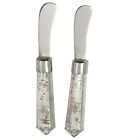 4634017 Mud Pie Mercury Glass Metal Spreader Set Cheese 718540406359