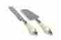 4760015 Promerchant Back To School Julia Knight Peony Cake Serving Set Snow Flatware Servers Or 879787008352
