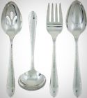 48031 Ginkgo Starlight Hostess Set Stainless Steel Polished Farm 0079914480314
