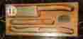 1290527 49.95 Laguiole Jean Dubost Olive Wood Cheese Knive Set Brand New In Box Retails