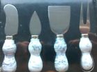 492000806988 Classic Home Cheese Knives Set Of Four Marble Or Granite