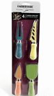 5107397 4pc Kitchen Chop 5fg4z1 Stick-resistant Farberware Knife Multi-color Set Cheese