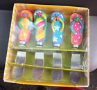 510-5101 Pier Set Of Flip Flop Canape Cheese Spreader Knives New