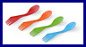 5126238 Multi Color Spork Pack Camping Flatware Orange Blue 616245313913